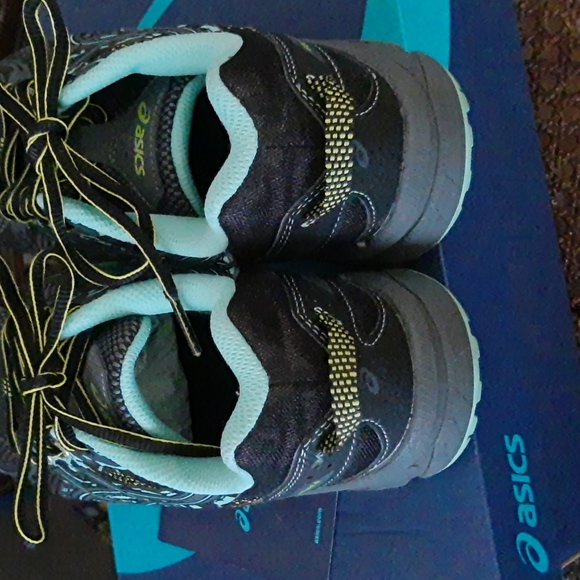 Asics Gel-Venture 6 Women's Trail Running Shoes Black, Carbon, Neon Lime Sz 7½ - Picture 2 of 7